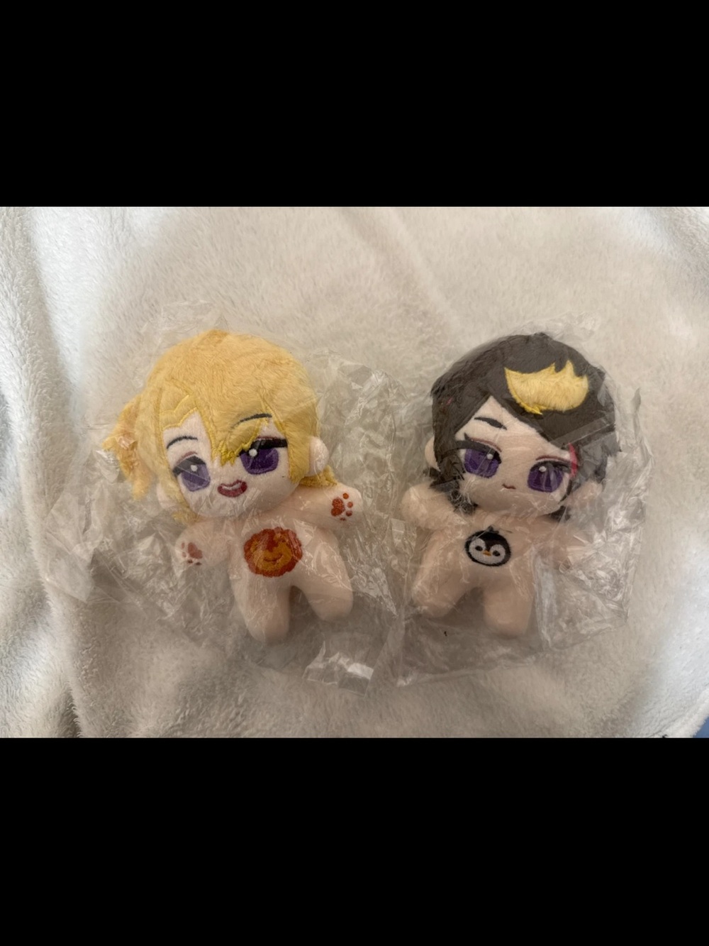 NijiEN Shu Yamino & Luca Kaneshiro fanmade 10cm doll plush Luxiem SET OF TWO